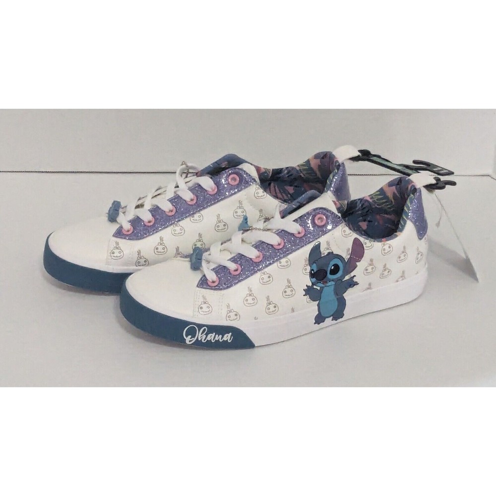 Disney Lilo & Stitch Low Top Court Sneakers Size 11 - Picture 3 of 8